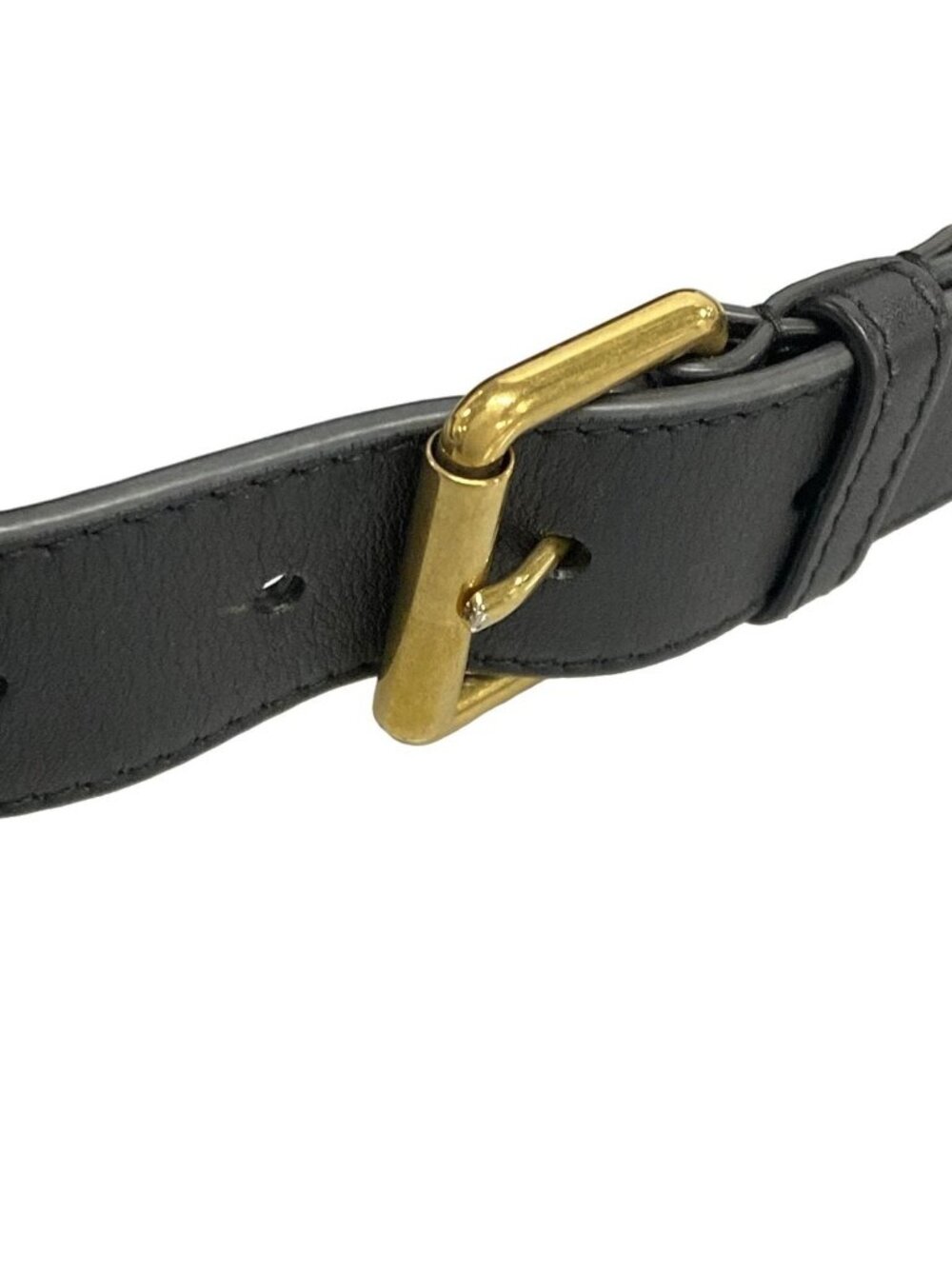 Gucci Waist Pouch GG Marmont Black Leather - Picture 15 of 15